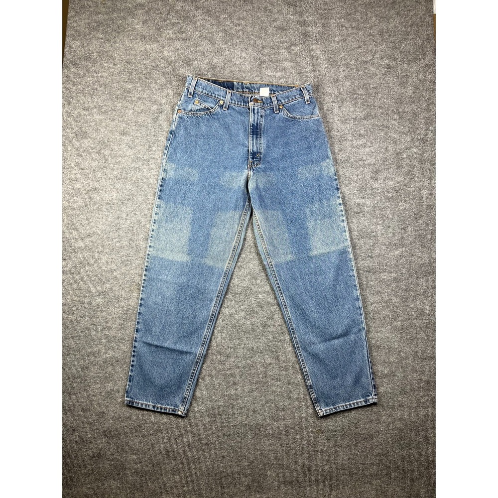Vintage Levis 560 Jeans Mens 34x30 Blue Denim Cotton Mid Rise Loose Fit Tapered